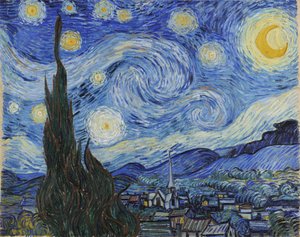 星光之夜，1889年6月